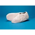 Keystone Safety Laminated Polypropylene Shoe Covers with Non Skid AQ Sole, Water Resistant, White, MD, 200/Case SC-NWPI-AQ-MED